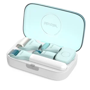 Derma Roller Kit G10 Stainless Steel Dermaroller Home Use Microneedle Set Double Jade Hedgehog Body Face Massage Roller