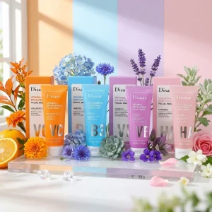 Disaar Smoothie Face Wash Facial Cleanser 4 Types Deep Cleansing Radiant Skin Brightening Soothing Face Wash for Distributor