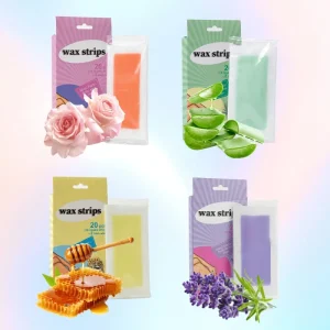 Disposable Depilatory Non Woven Fabric Wax Strips for Body Hair Removal