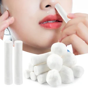 Disposable Long Nasal Swabs Cotton Balls Absorbent Children Adult Mucus Plug OEM 364