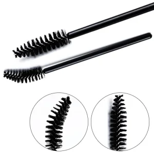 Disposable Mini Brush Eyebrow Comb Nylon Solid Shaft Portable Eyelash Curler Makeup Tool Beauty Accessory Kit