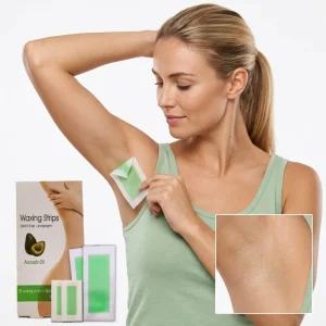 Disposable Non woven Fabric Cold Wax Strips Depilatory for Hair Removal Paper with Aloe Vera Extract for Body Legs Arms