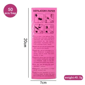 Disposable Nonwoven Depilatory Wax Strips for Body Hair Removal for Beauty Salons