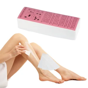 Disposable Wax Depilatory Paper Convenient Non woven Depilatory Wax Paper Depilatory Cream