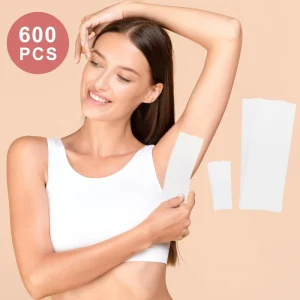 Disposable White Body Depilatory Wax Roll Epilating Paper Non-Woven Fabric 70-90gsm Hair Removal Wax Strips Sheets