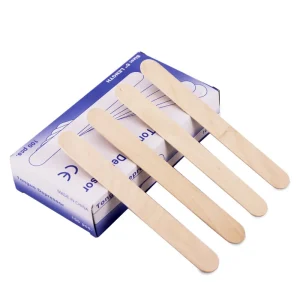 Disposable Wooden Tongue Depressor Stirring Spatula for Leg Hair Removal Depilatory Wax