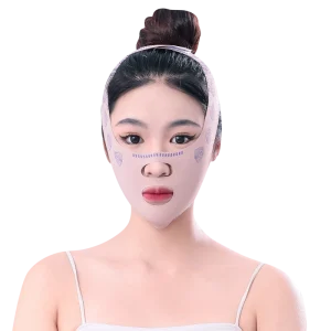 Double Chin Reducer Pink Elastic Slimming Strap Bandage Neck Chin Lift Belt Personal Care Product Face Thin Upper Lip Reduction