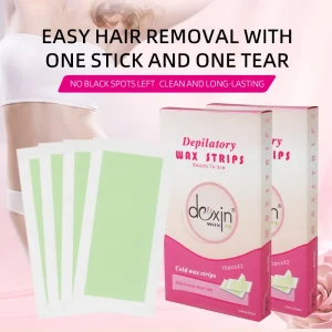 Double Side Hair Removal Cold Wax Depilatory Wax Strip Quick Hair Removal Stickers Outdoor Portable Hair Removal Wax Sticker