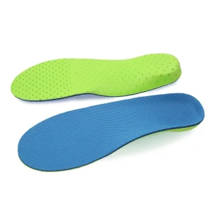 Dual Density EVA Sole Shock Absorption Flat Arch Men’s Sweat Shoe Insoles Flat Arch Full Cushion Foot Arches