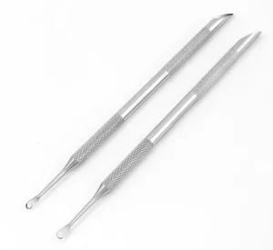Dual Ended Stainless Steel Cuticle Remover Russian Prep Nail Pushers Cuticle Pusher for Manicure