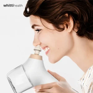 Dual Nozzle Design Negative Pressure Suction Nose and Sinusitis Treatment Sinus Cleaning Device Nose Irrigator Nasal Washer