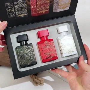 Dubai Men’s Floral Body Parfum Regular Size Spray Gift Box Set Long Lasting Fragrance Arab Middle East Market