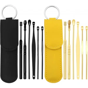 EAPI 065 Factory Direct Supply Ear Pick Kit Beauty Tool Stainless Steel Earpick Set