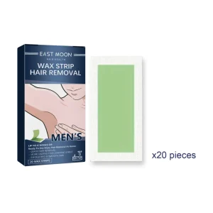 EAST MOON Professional Fast Hair Removal Wax Strips for Men