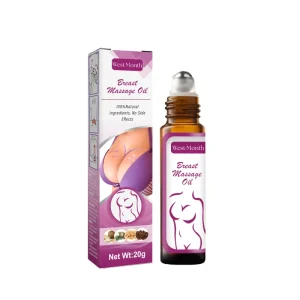 EELHOE Breast Beautifying Roller Oil Cream Chest Care Firming Burst Massage Essence Oil Breast Enhancement Oil