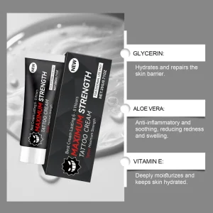 EU CPSR-certified Tattoo Aftercare Cream 20g Gently Cleanses Soothes Offering Mild Protective Care Preserve Vibrant Colors