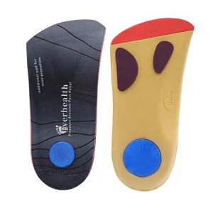 EVA Arch Support Plantar Fasciitis Running Shock Absorption Heel Spurs Foot Pain 3 4 Orthotic Insoles