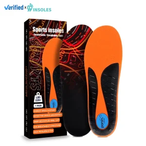 EVA Orthotic Insoles with U Shaped Nylon Arch Support for Plantar Fasciitis Shock Absorption Flat Feet