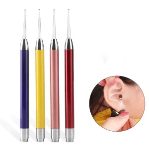 Ear Wax Removal Spoon Ear Cleaning Baby Ear Pick with Led Light