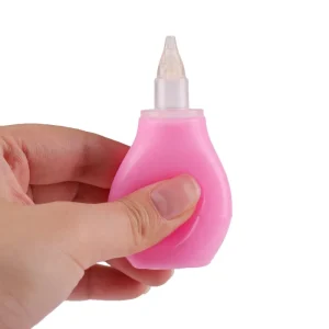Easy Squeeze Silicone Baby Nasal Aspirator Safe Baby Nose Cleaner Ear Bulb Syringe Newborn Toddler