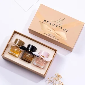 Eco Friendly Recycled Materials Luxury Gift Box Embossing Packaging for Women’s Perfume Long lasting Floral Fresh
