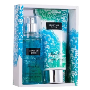 Eco Friendly Women’s Perfume Mist Gift Set 88ml Body Spray & 90ml Lotion Long Lasting Floral Scent