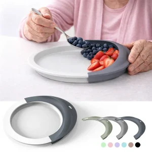 Elderly Spill Proof Plate Guard OEM Old Age Person Helping Accessories Anti Spill Food Plate Cover for Senior