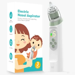 Electric Baby Nose Cleaner Food Grade Silicone Nasal Aspirator with Music IPX6 Waterproof 67 75Kpa Suction for Nasal Care