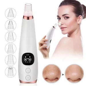 Electric Blackhead Remover Pore Vacuum Cleaner Facial Acne Grease Removal Portable Home Facial Beauty Device