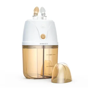 Electric Dual nostril Nasal Irrigator With Separated Tank Technology 4 Modes IPX7 Waterproof Magnetic Charging Device