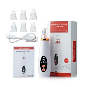 Electric Facial Blackhead Remover Vacuum Pore Cleaner Acne Cleanser Black Spots Removal Face Nose Deep Cleaning Tools