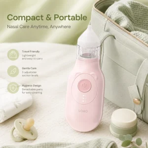 Electric Nasal Aspirator 3 Modes Deep Cleaning Nose Booger Mucus Snot Essential Baby Nose Ear Gadget for Babies Kids