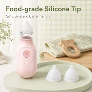 Electric Nasal Aspirator 3 Modes Deep Cleaning Nose Booger Mucus Snot Essential Baby Nose Ear Gadget for Babies Kids