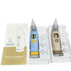 Electric Nasal Aspirator for Babies and Newborns USB Powered Home Use Nasal Mucus Cleaner with Anti Reflux Design