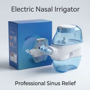 Electric Nasal Irrigator Nasal Rinse Set Professional Nasal Care Device for Adults Comes with Nasal Rinse Salt