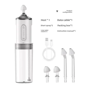 Electric Nasal Irrigator Washer Portable Rechargeable Sinus Rinse Nose Cleaner Face Care for Adults Kids Rhinitis Relief
