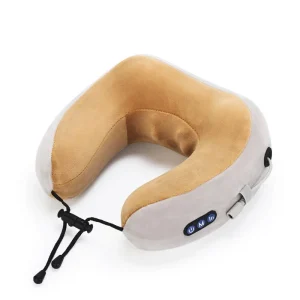 Electric Neck Massager With Heat Vibration Kneading Shiatsu Massage U Shaped Pillow for Shoulder Cervical Pain Relief Fatigue
