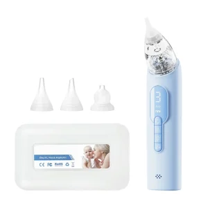 Electric Nose Sucker for Newborns with Three Levels of Suction LCD Display Baby Nose Washer