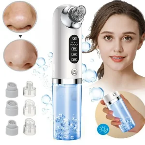 Electric Rechargeable Small Micro Bubble Skin Scrubber Face Nose Blackhead Cleaner Vacuum Blackhead Remover Beauty Machine