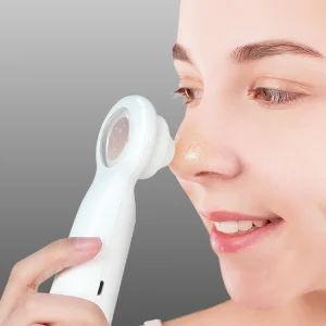 Electric Standing Facial Pore Cleaner Nose Strip Device USB Rechargeable Vacuum Blackhead Remover Visible Magnify Glass ABS PC