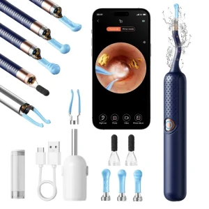 Electric Visual Ear Scoop Kit Home Earpick Cleaning Device Ear Wax Removal Remover Cleaner Tool Digital Otoscope Ear Camera