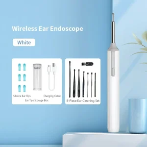 Electric Visual Led Ear Wax Cleaner 1080P Camera 6 LED Lights 6pcs Wifi Ear Scope Endoscope Plastic 2in1 Portable Waterproof