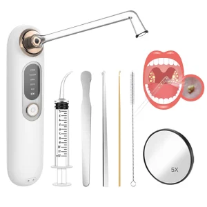 Electronic Personal Care Kit with Instant Vacuum Tonsil Stone Remover Home Use Teeth Whitening Tools
