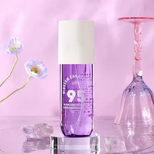 Elegant Feminine Purple Bouquet Vanilla Plum Violet Jasmine Musk Sandalwood 250ml Body Splash Fragrance Mist