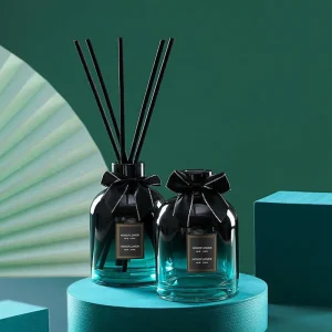 Empty Glass 120ml 150ml 200ml Diffuser Perfume Bottle with Cap