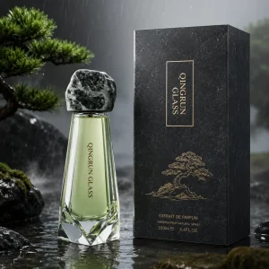 Environmental Luxury Unique Perfume Bottle 100ml Luxury Perfume Bottle Design Clear Glass Perfume Bottle with Marble Cap