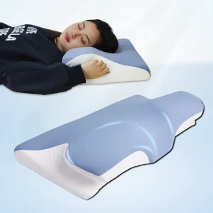 Ergonomic Memory Foam Pillows for Side Back and Stomach Sleepers with Custom Logo Washable Cover