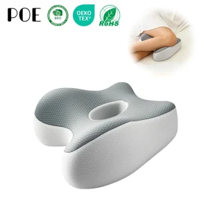 Ergonomic Woven Memory Foam Neck Pillow Sleeping Multi Position Support Hips Knee Pain Relief Portable Design Varicose Vein