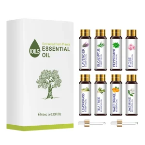 Essential Oil 100% Pure Natural Raw Plant Extract 10ml Organic Rose Lavender Oil for Diffuser Perfume Massage Aroma Bath