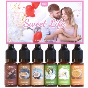 Essential Oil 100% Pure Naturally Fresh Peony Aromatherapy Gift 10ml 6 Bottle Oil Set Diffuser Humidifier Soap Candle Perfume